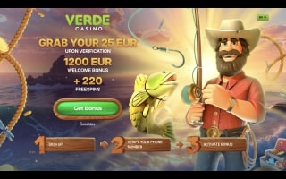 Verde Casino - 50 Rodadas Gratis